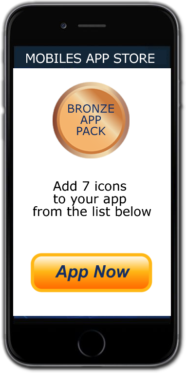 Mobiles App Store Bronze App Pack
